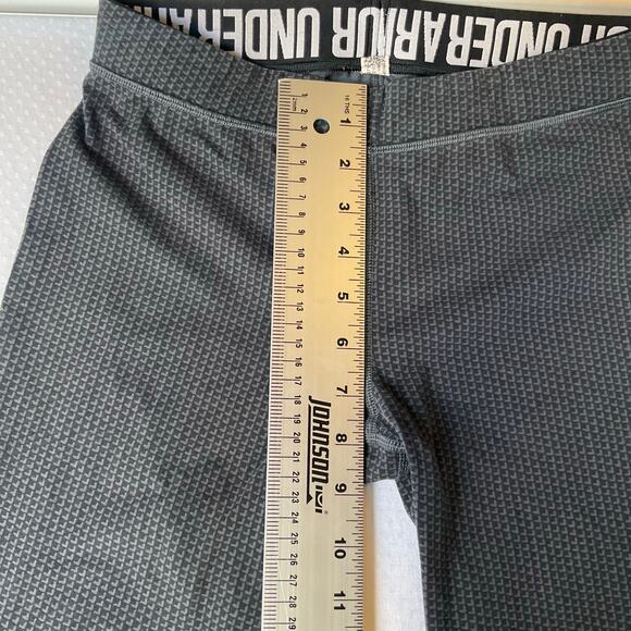 Under Armour Women Leggings size XS Gray Full Length Checkpoint Stretchy - Picture 5 of 9